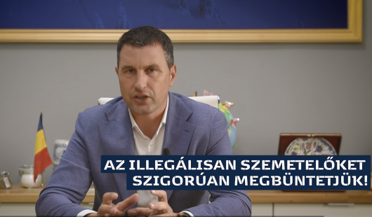 Az illegálisan szemetelőket szigorúan megbüntetjük! – Tánczos Barna nyilatkozata Az illegálisan szemetelőket szigorúan megbüntetjük! – Tánczos Barna nyilatkozata